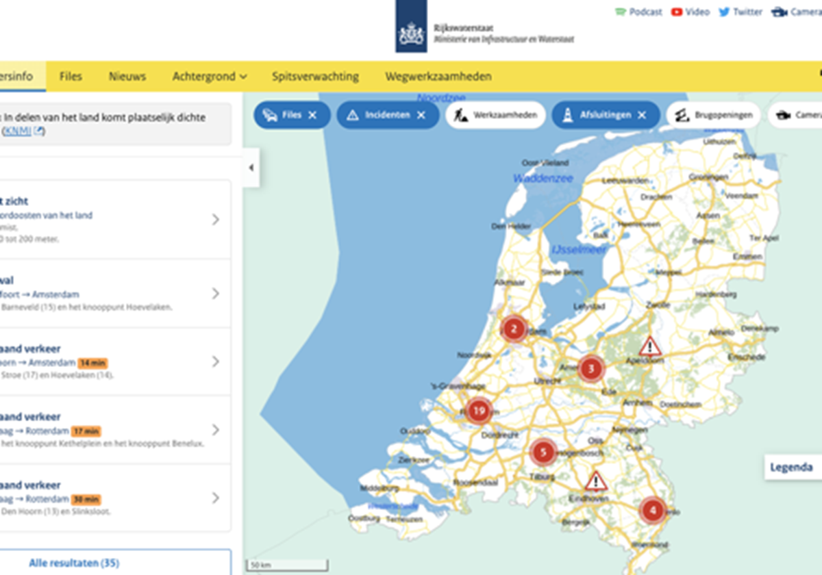 Rijkswaterstaat: RWS Verkehrsinfo (rwsverkeersinfo - 