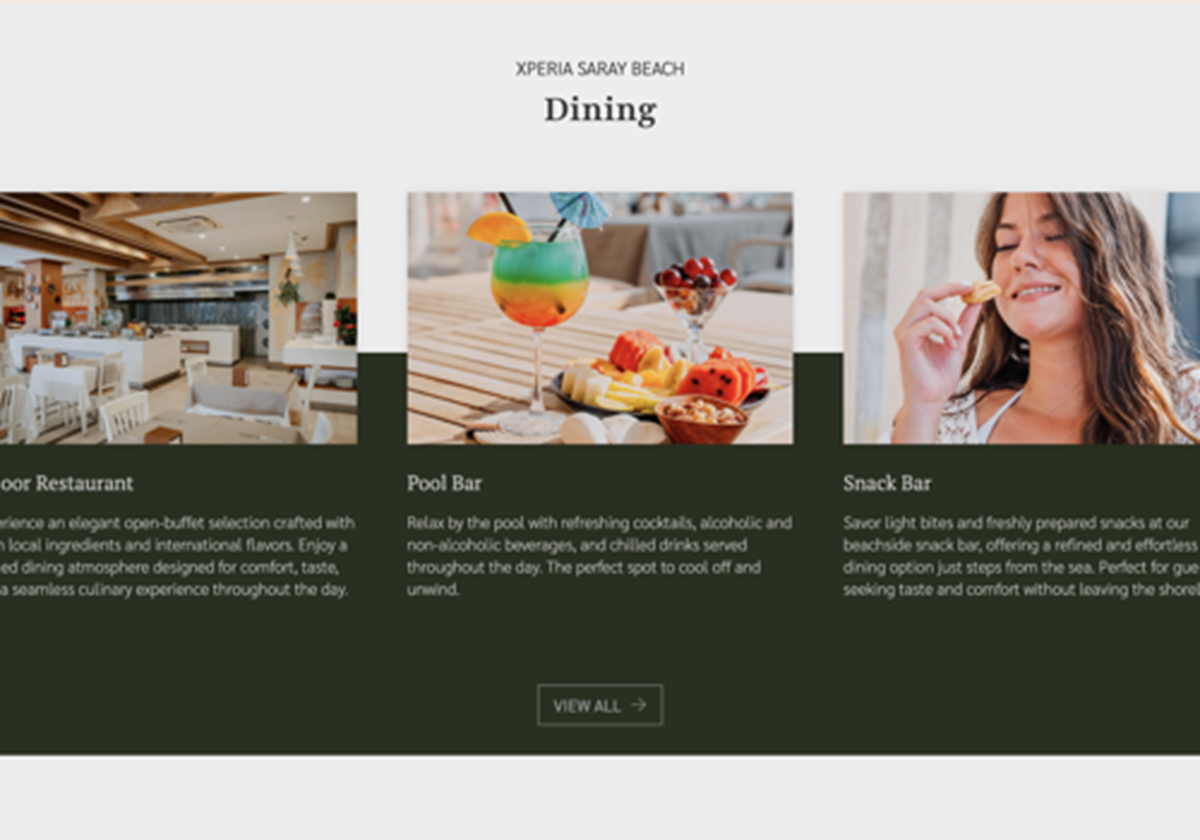 Hotel-Website & individuelle Buchungsplattform - Xperia