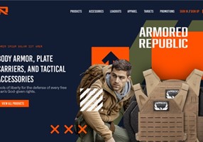 BRIDGE Projekt - Branding und Website-Design für Armored Republic