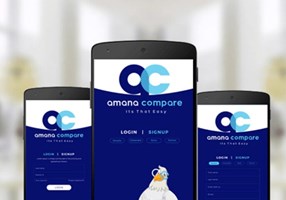 Carmatec Inc - Web & Mobile App Development Company Projekt - Amana Insurance Aggregator, Mobile App