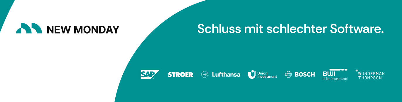 New Monday - UI UX Design Agentur Berlin  Headerbild