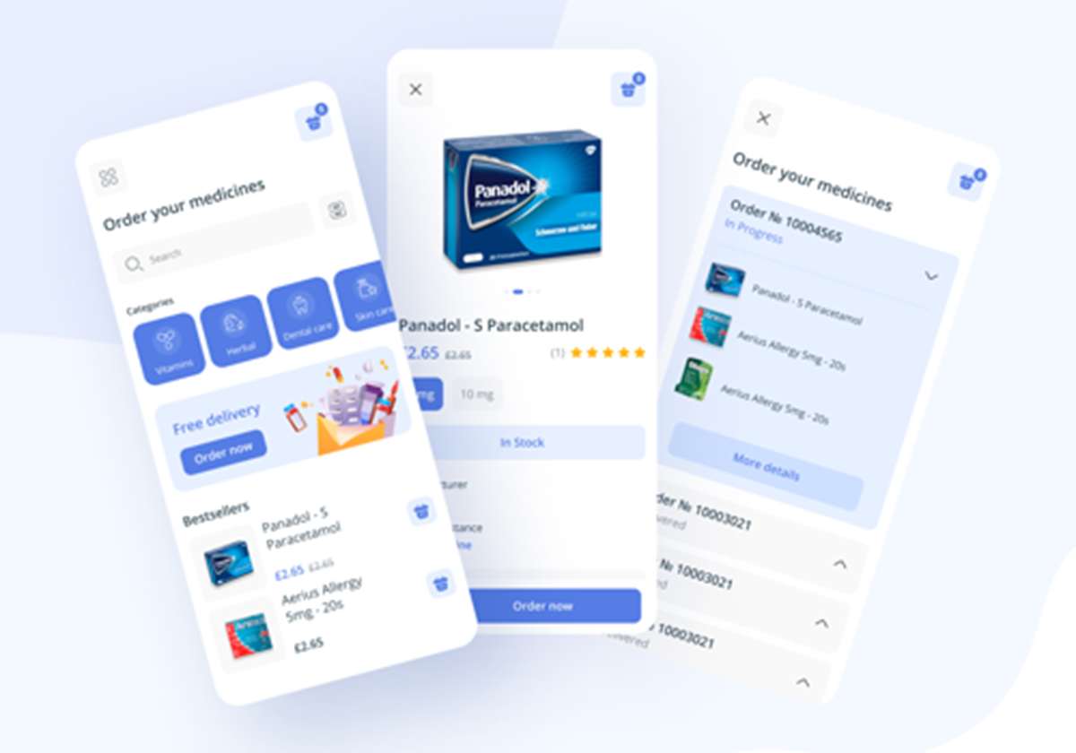 Drogerie – Mobile App für Medikamentenlieferung - NDA Protected (UK)