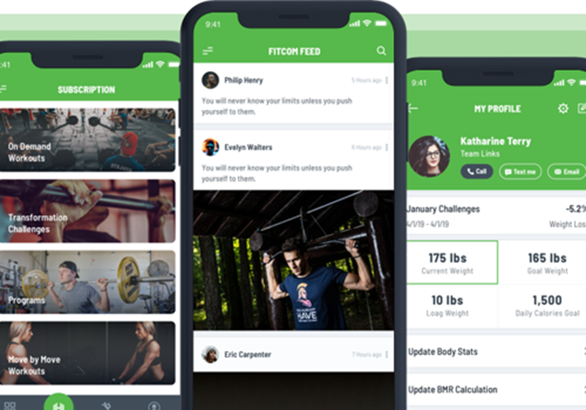 Softwareentwicklung für eine Fitnessplattform - 