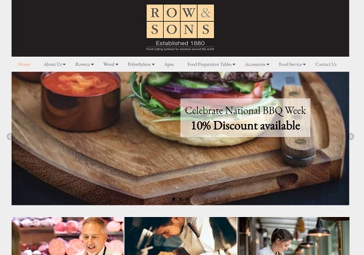 Row & Sons – Redesign & Entwicklung - Row & Sons