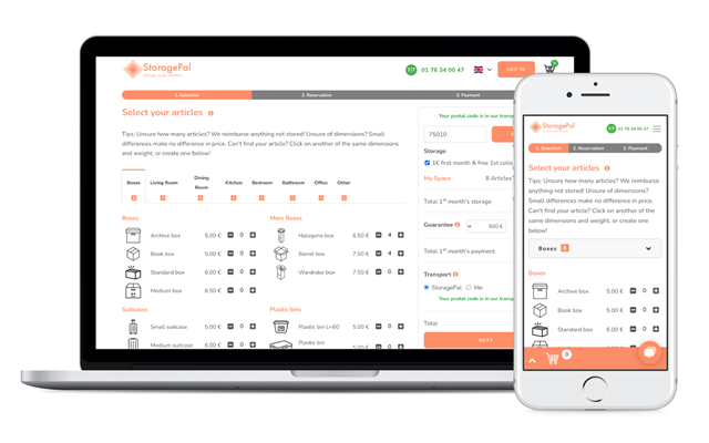 ScriptOne Solutions Projekt - StoragePal Frankreich