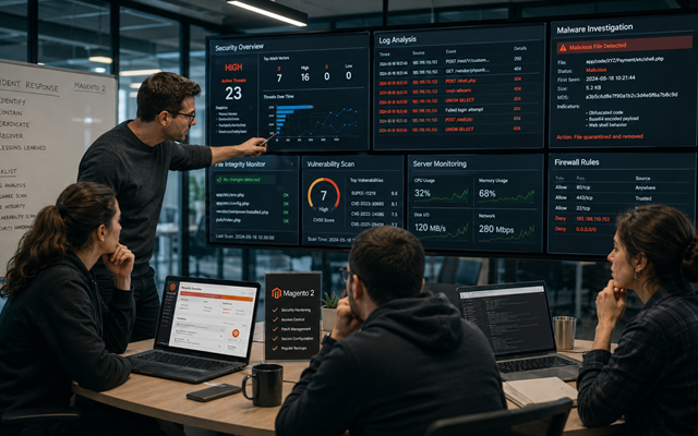 Storetown Media Projekt - Malware-Forensik, Incident Response & Security-Härtung eines Magento 2 Shops
