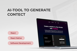 Innowise Projekt -  Erstellung von Websites und Generierung von Inhalten mit AI-Tools