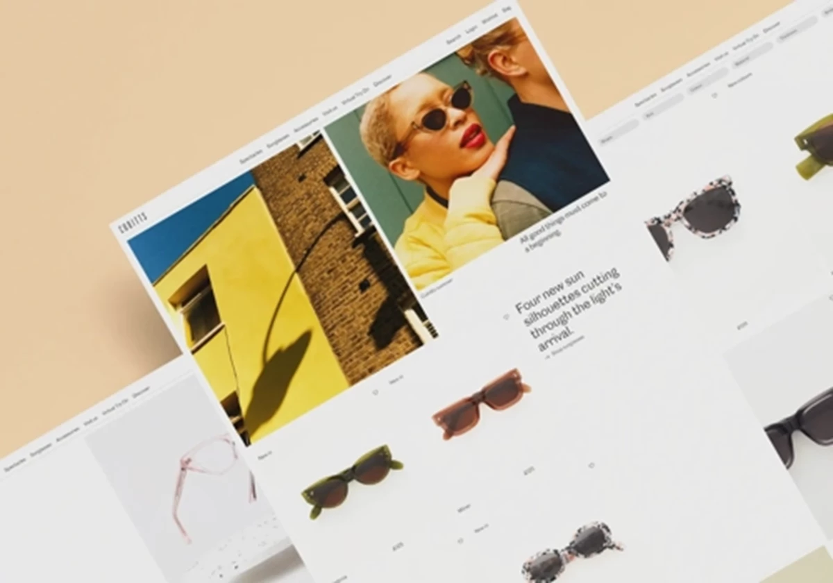 Entwicklung von Websites für Brillen - Cubitts