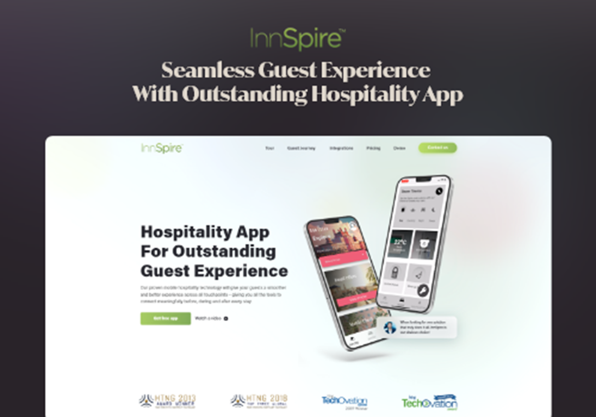 Webdesign & Entwicklung für eine Hospitality-App - InnSpire
