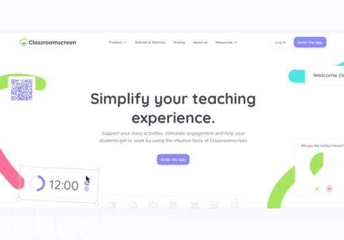 Yummygum Projekt - Classroomscreen