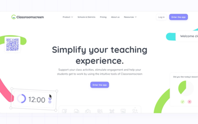 Yummygum Projekt - Classroomscreen