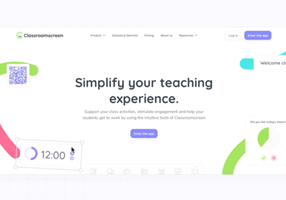 Yummygum Projekt - Classroomscreen