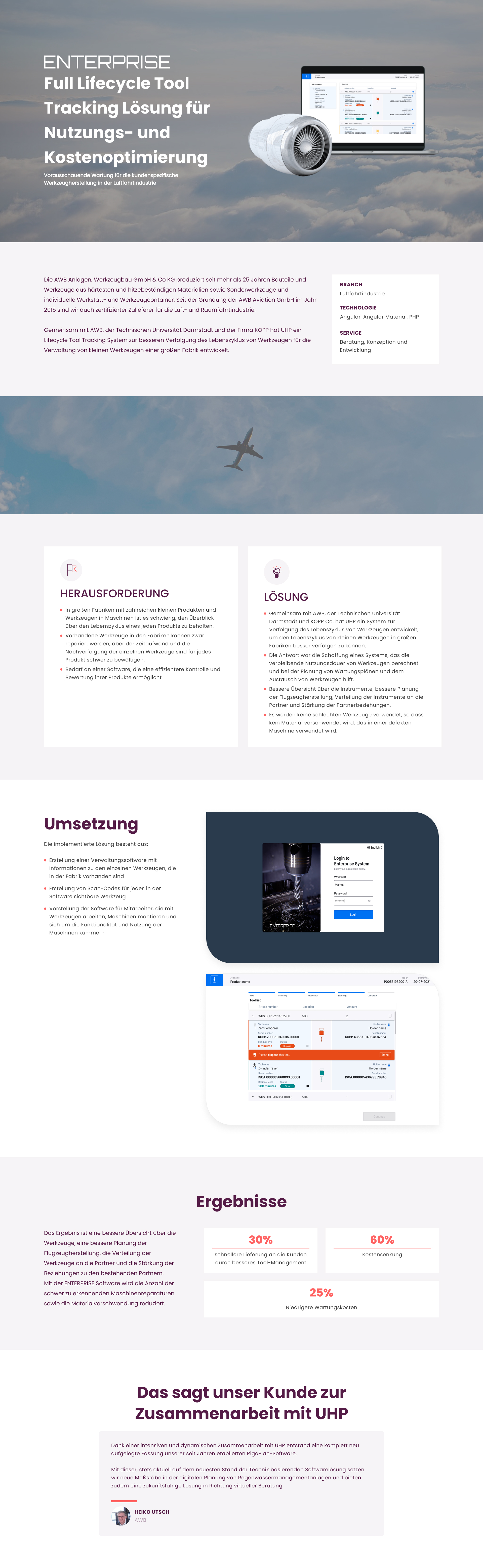 UHP Software GmbH Projekt - Unternehmen