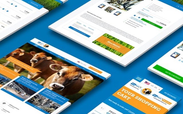 WHITE Digital Agency Projekt - Globale Website mit B2B-Webshop, Boumatic