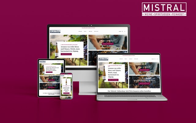 XPERIENTS Digitalagentur GmbH Projekt - Onlineshop Entwicklung für Weinhandel