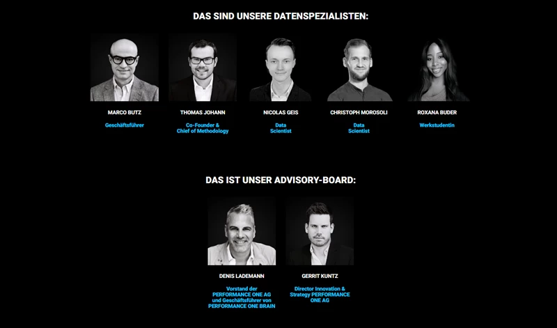 PERFORMANCE ONE BRAIN Team