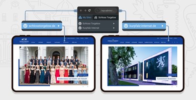 4eck Media | Webdesign & SEO/GEO Projekt - Relaunch von Typo3 auf WordPress mit MultiSite-System