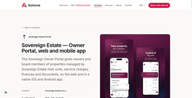 AZINOVE SAS Projekt - Sovereign Estate Internal Portal
