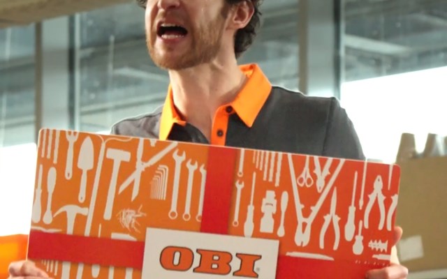 Frame de la Frame Projekt - OBI (Social-Media-Spot)