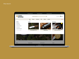 Digital Masters GmbH Projekt - Corporate Identity und Entwicklung - Knife Lounge.