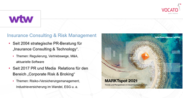 VOCATO public relations GmbH Projekt - PR-Strategie und Media Relations (Finanz-/WI-Medien)