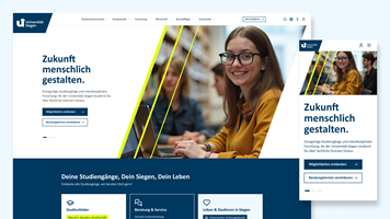 PROGRESSIVE digital Projekt - Universität Siegen, Kompletter Web-Relaunch