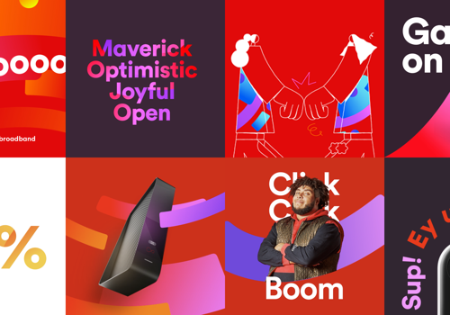 Rōnin Amsterdam Projekt - Virgin Media Brand Identity neu erfunden von Rōnin Am
