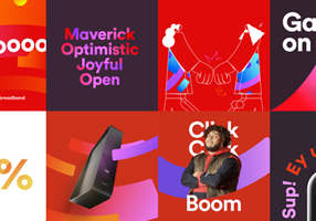 Rōnin Amsterdam Projekt - Virgin Media Brand Identity neu erfunden von Rōnin Am
