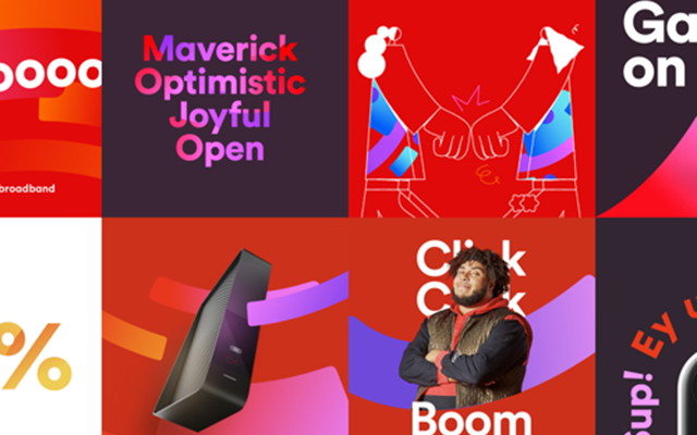 Rōnin Amsterdam Projekt - Virgin Media Brand Identity neu erfunden von Rōnin Am