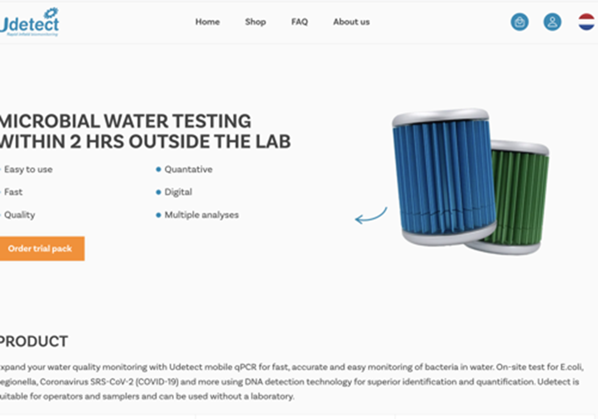 WooCommerce-Webshop für Biomonitoring-Geräte - Udetect
