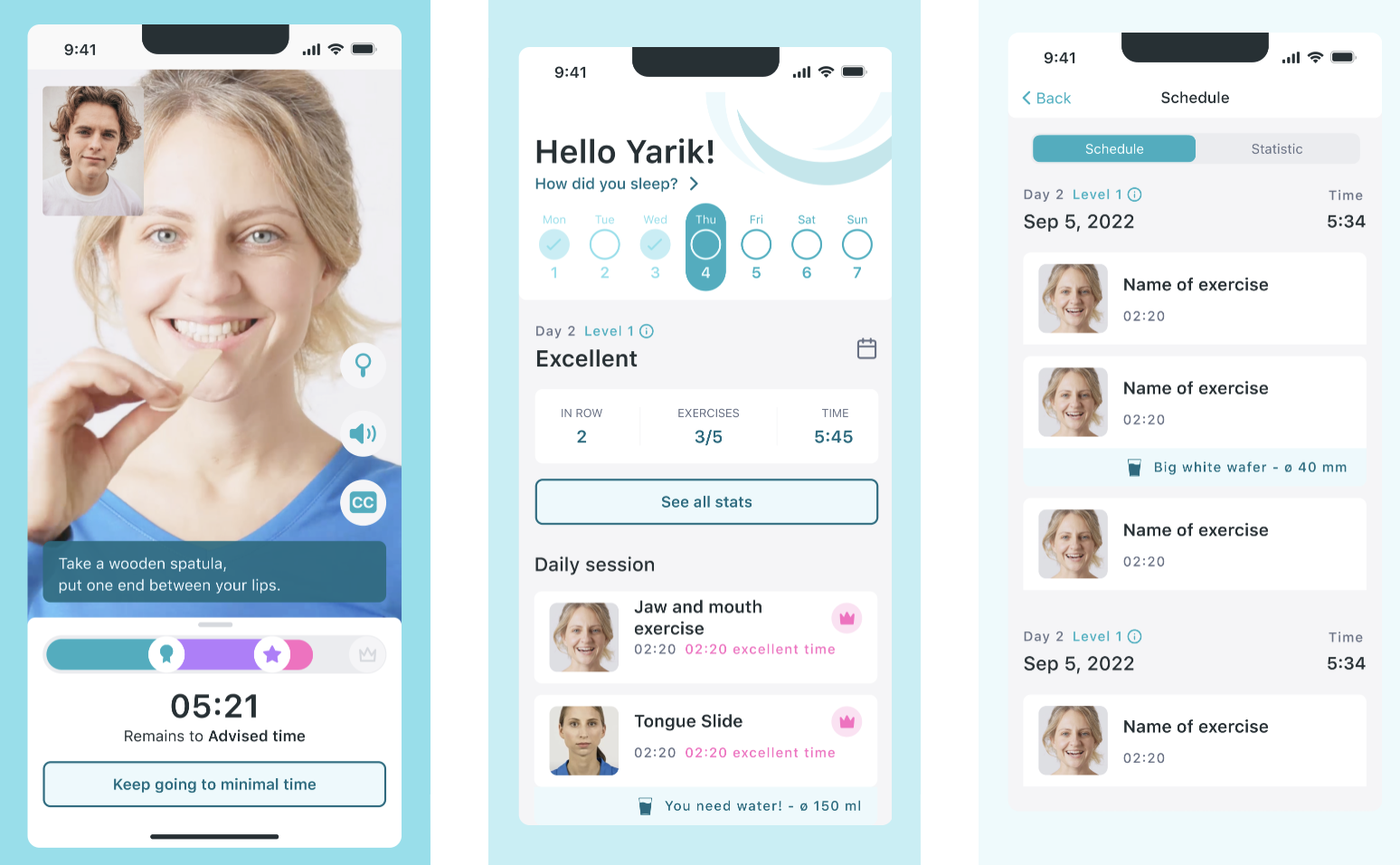 Ein-des-ein Projekt - Schnarchen Behandlung App Entwicklung