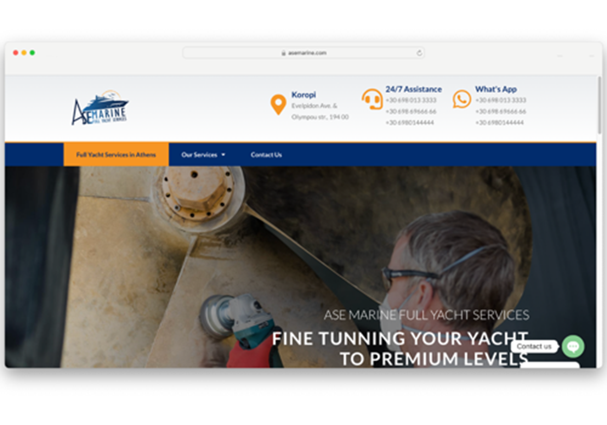ASE Marine, Webdesign und -entwicklung, Markenbildung - ASE Marine