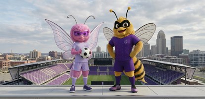 Dream Farm Agency Projekt - Maskottchen für Louisville City FC & Racing Louisville FC