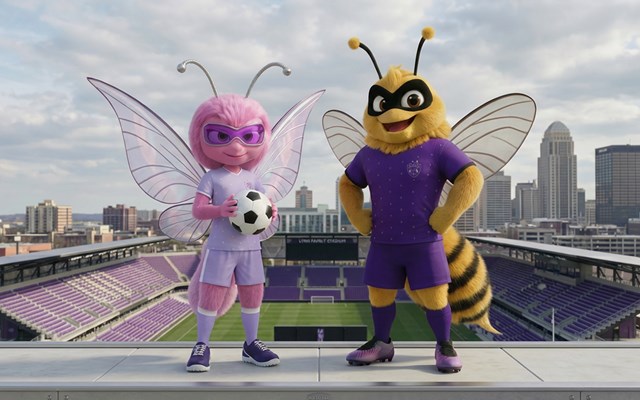Dream Farm Agency Projekt - Maskottchen für Louisville City FC & Racing Louisville FC
