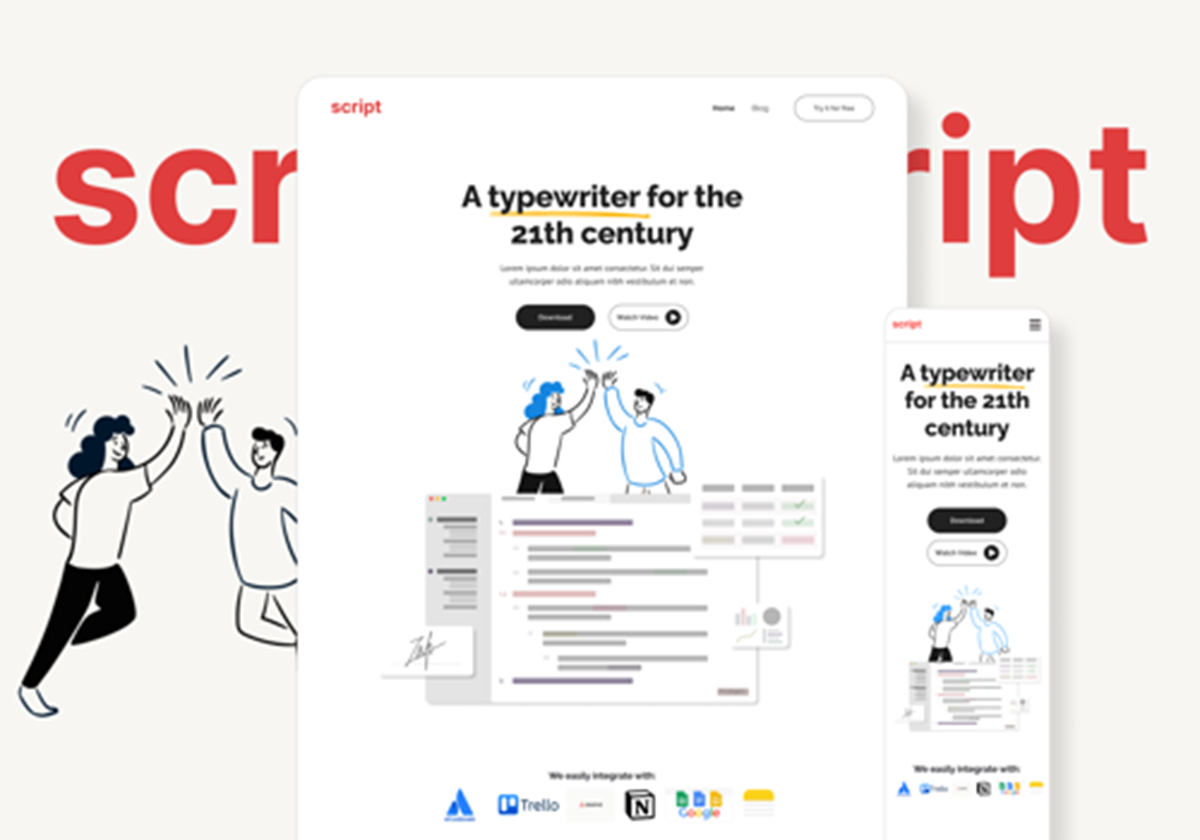 UX/UI-Website-Neugestaltung für Script - Script