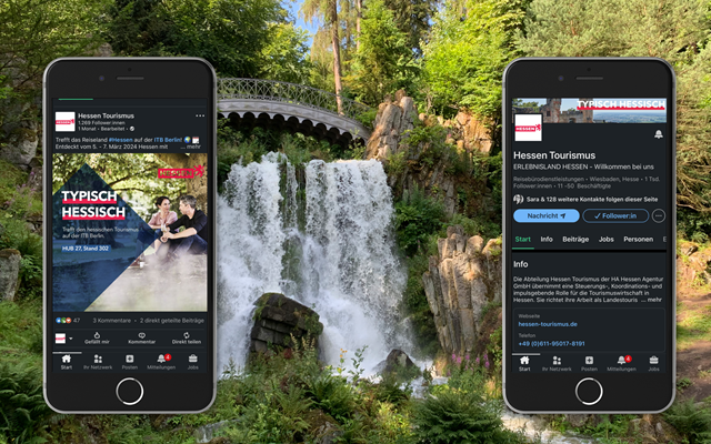 justZARGEScommunicate! Projekt - Hessen Tourismus: Social Media Bewerbung von B2B Events (LinkedIn)