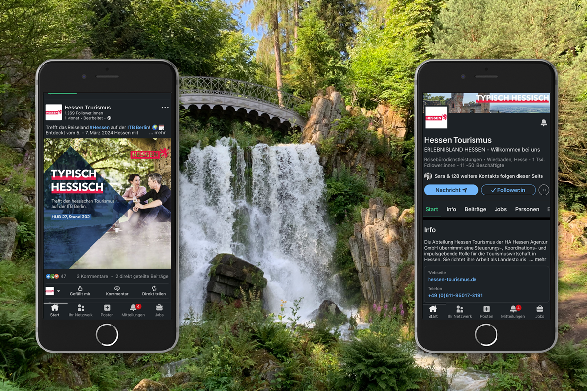 Hessen Tourismus: Social Media Bewerbung von B2B Events (LinkedIn)