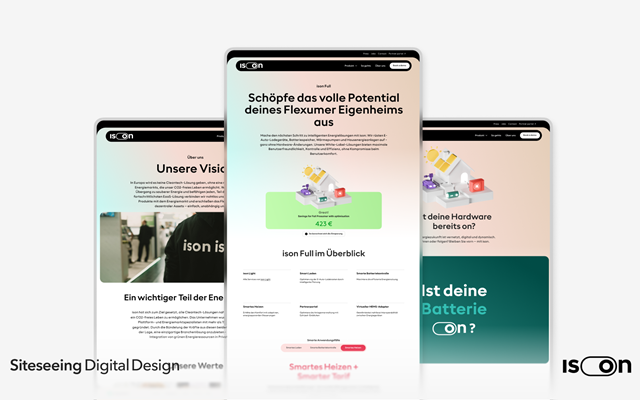 Siteseeing Digital Design Projekt - Ison Webdesign