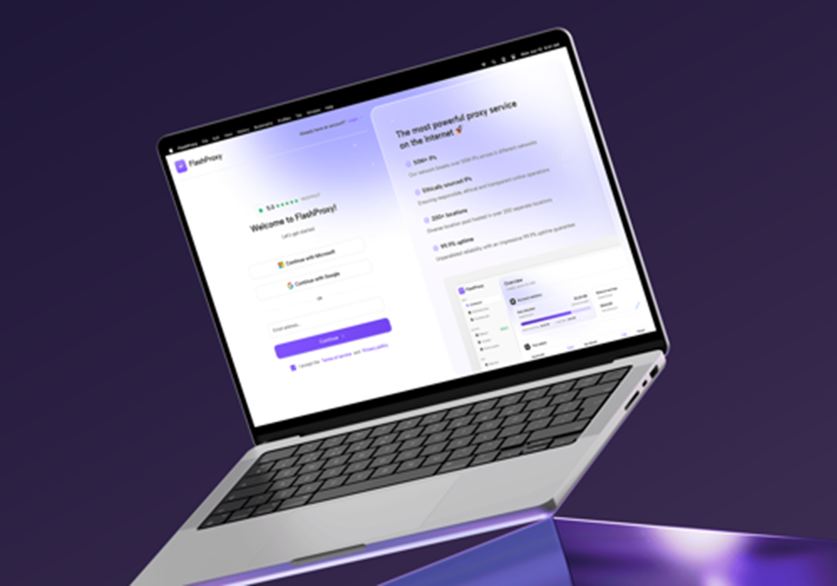FlashProxy – UI-Redesign für eine SaaS-Plattform - FlashProxy