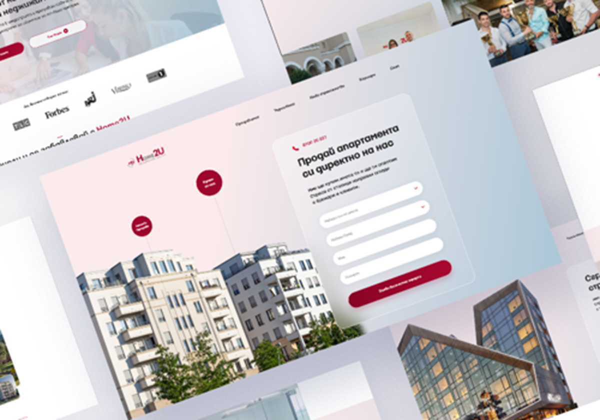 Webdesign für ein Immobilienunternehmen - Home2U