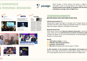 Hello SunRise Projekt - PR und Personal Branding für Yousign