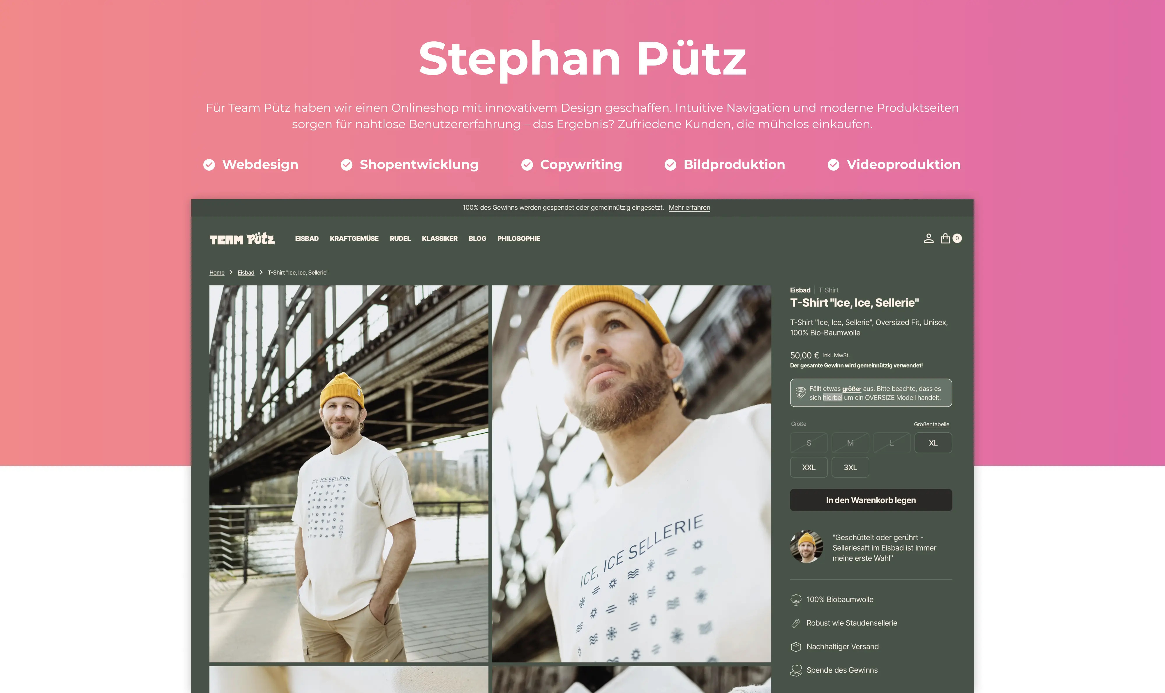 Exportarts GmbH Projekt - Shopentwicklung