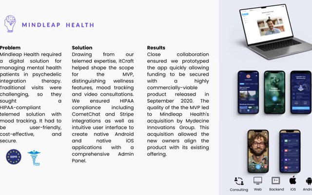 itCraft Projekt - Mindleap Gesundheit