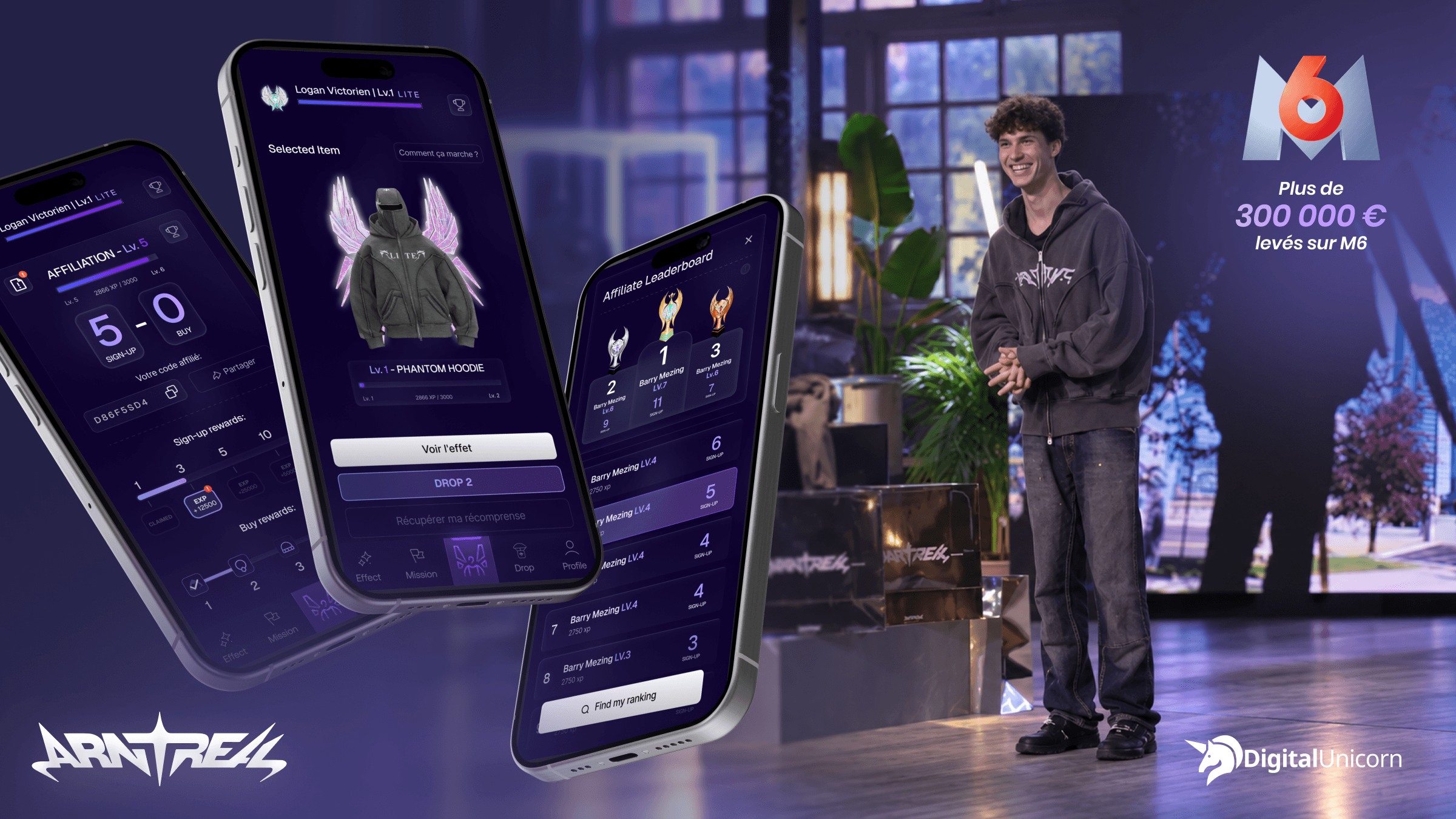 Digital Unicorn SAS Projekt - ARNTREAL, NFC-gestützte Smartwear und mobile Gamification