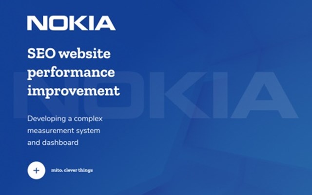 Mito Performance Projekt - Nokia an die Website-Performance-Messung durch Page-Speed-Messung heranführen
