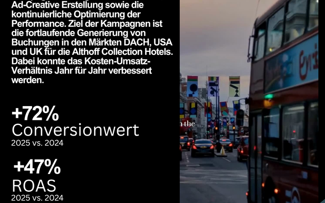 adcologne GmbH Projekt - Meta Ads Althoff Collection Hotels