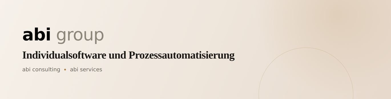 abi group GmbH Headerbild