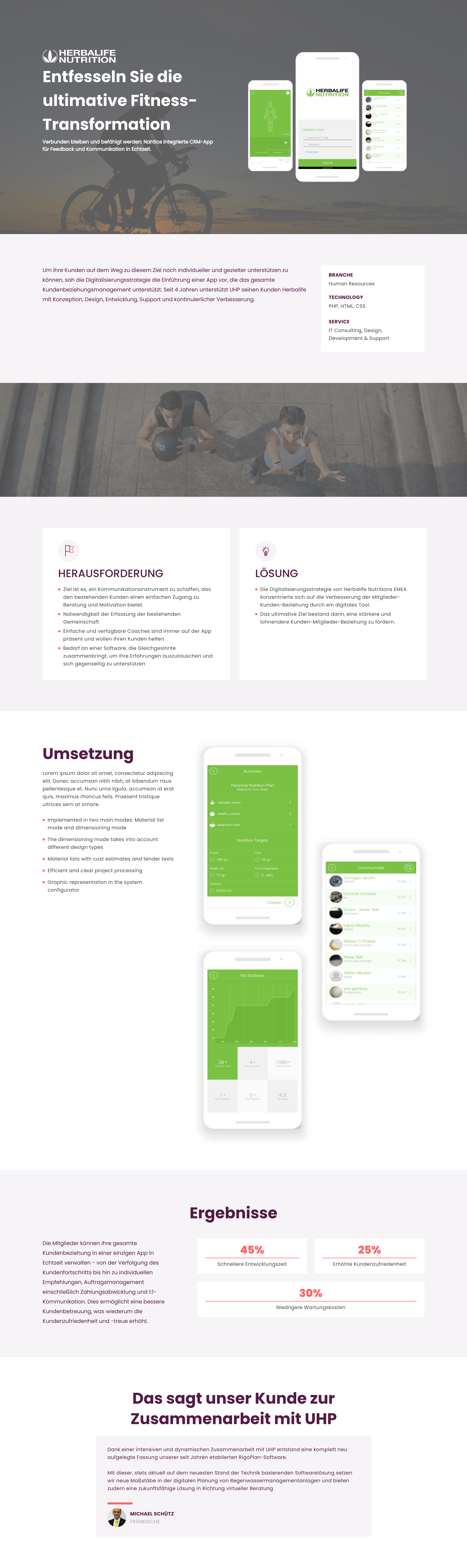 UHP Software GmbH Projekt - Mitglieder-App