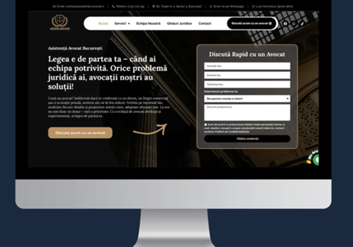 Asistenta-avocat.ro – SEO-Fallstudie für Legal Ser - 