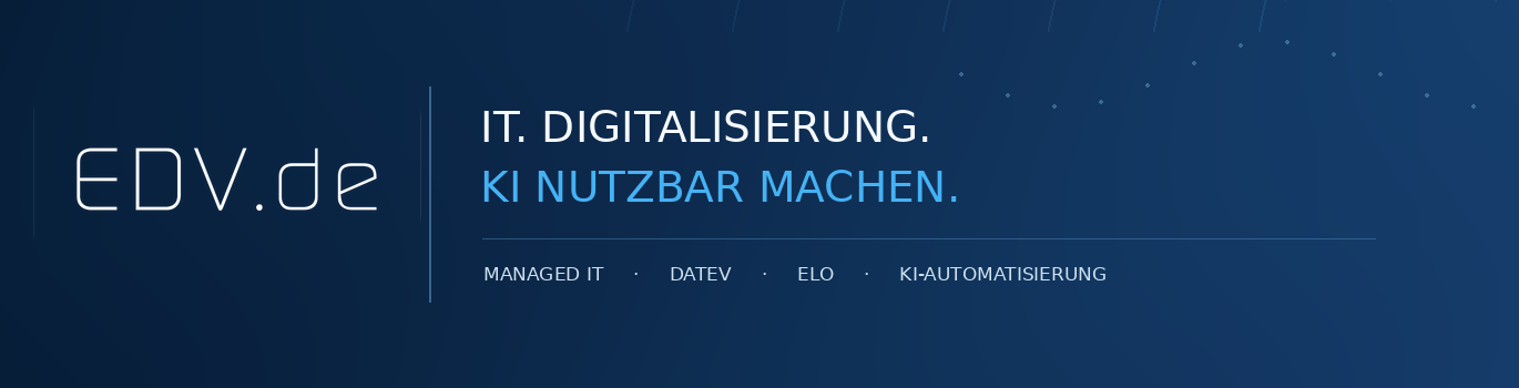 EDV.de Systemhaus GmbH & Co. KG Headerbild